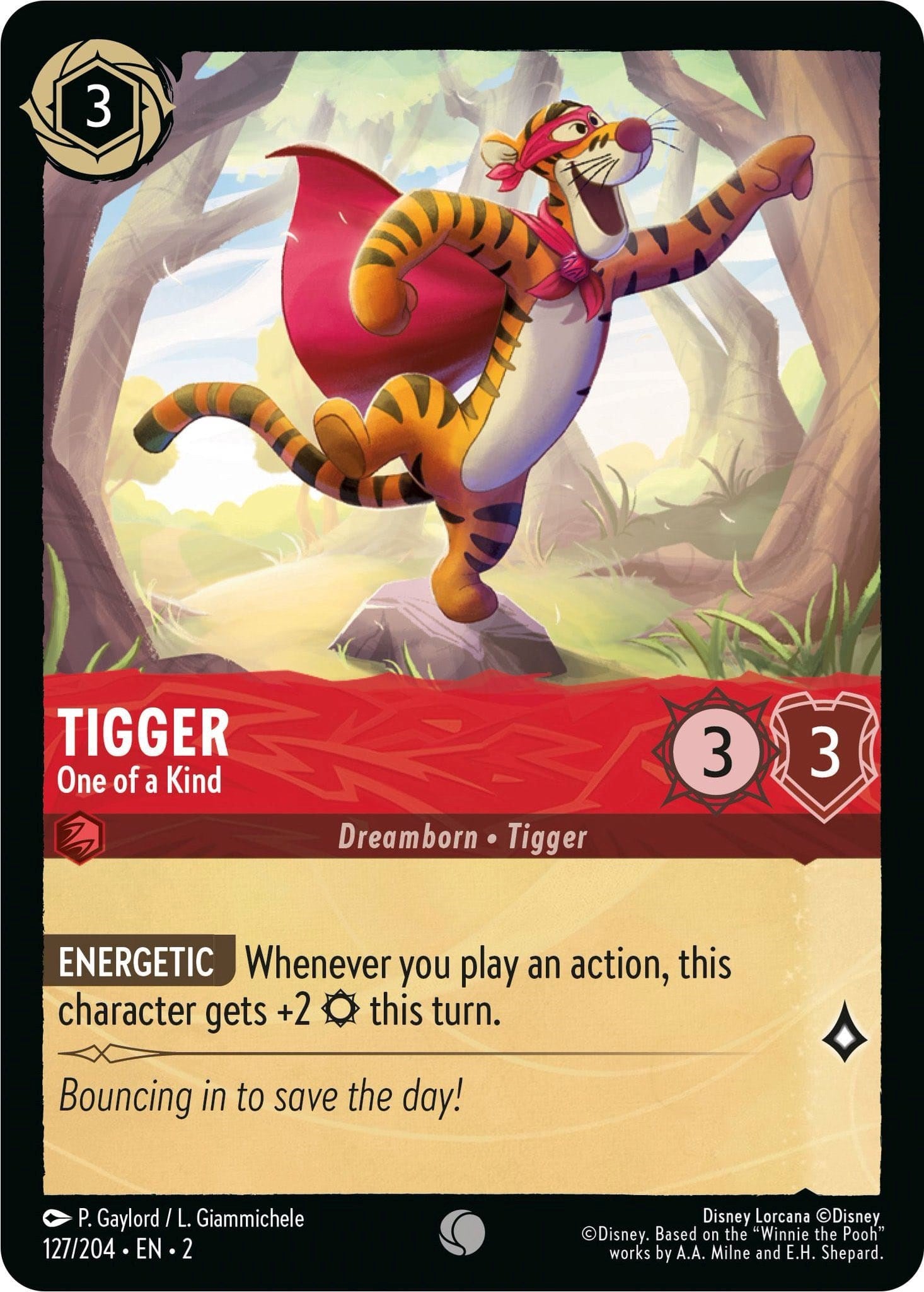 Tigger - One of a Kind (127/204) [Rise of the Floodborn] | Clutch Gaming