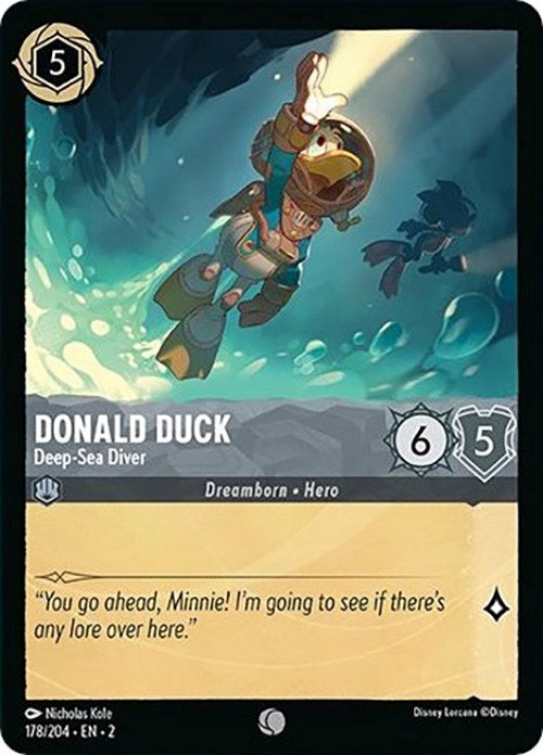 Donald Duck - Deep-Sea Diver (178/204) [Rise of the Floodborn] | Clutch Gaming