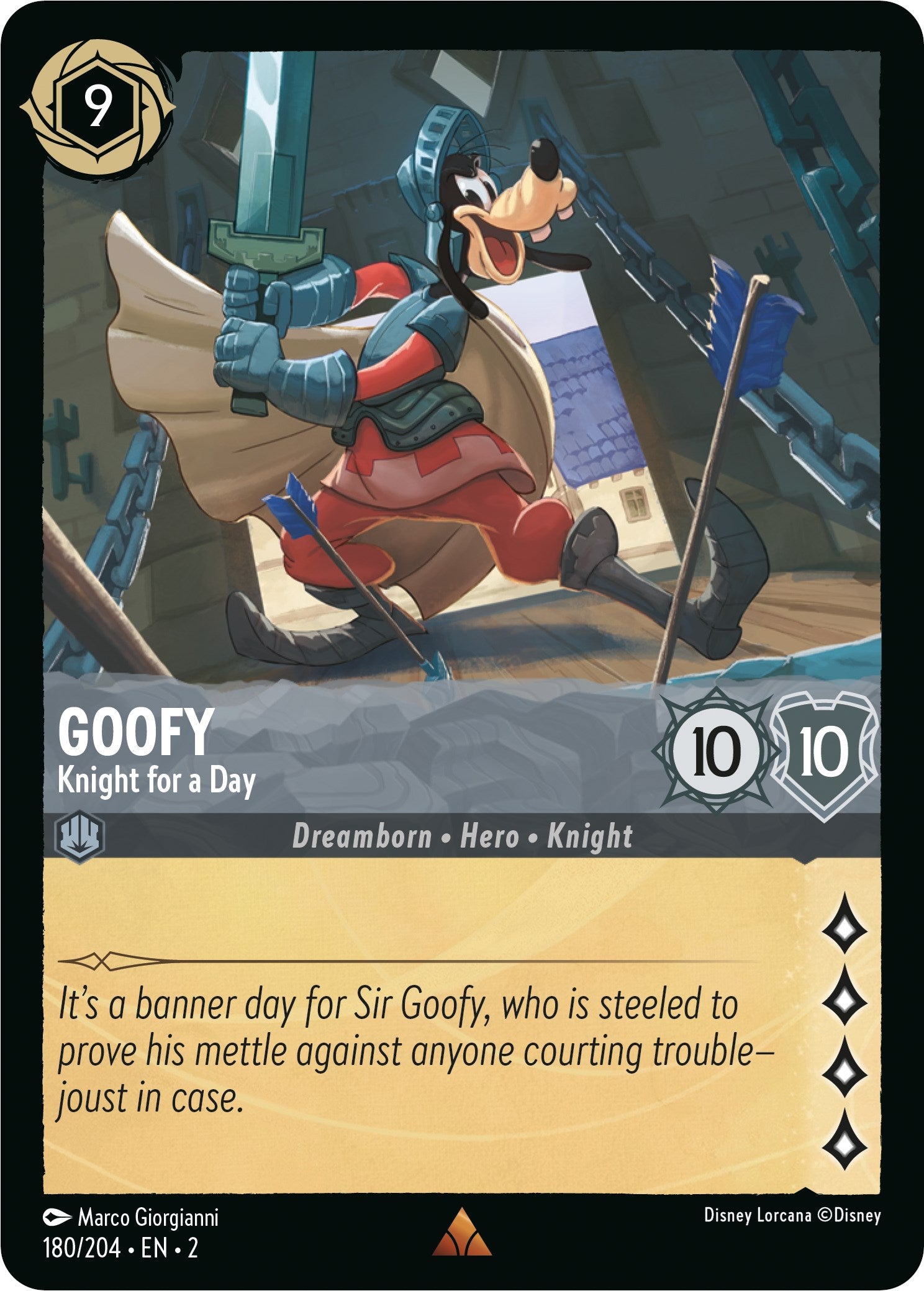 Goofy - Knight for a Day (180/204) [Rise of the Floodborn] | Clutch Gaming