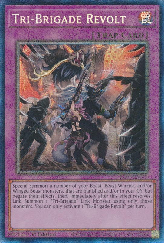 Tri-Brigade Revolt [RA01-EN079] Prismatic Collector's Rare | Clutch Gaming