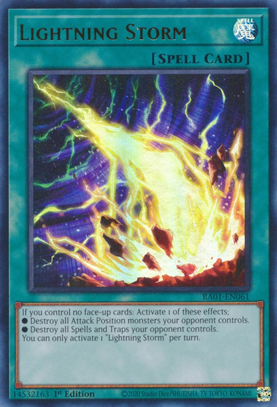 Lightning Storm [RA01-EN061] Ultra Rare | Clutch Gaming