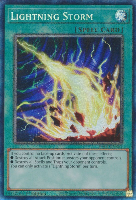 Lightning Storm [RA01-EN061] Prismatic Collector's Rare | Clutch Gaming