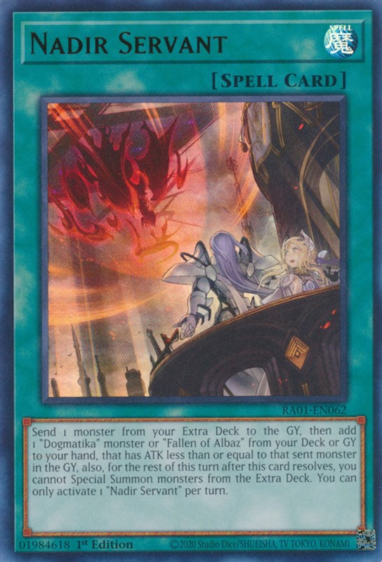 Nadir Servant [RA01-EN062] Ultra Rare | Clutch Gaming