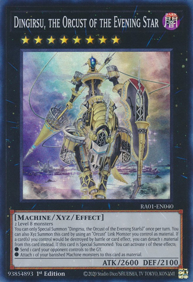 Dingirsu, the Orcust of the Evening Star [RA01-EN040] Super Rare | Clutch Gaming