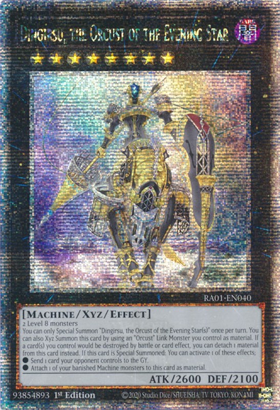 Dingirsu, the Orcust of the Evening Star [RA01-EN040] Quarter Century Secret Rare | Clutch Gaming