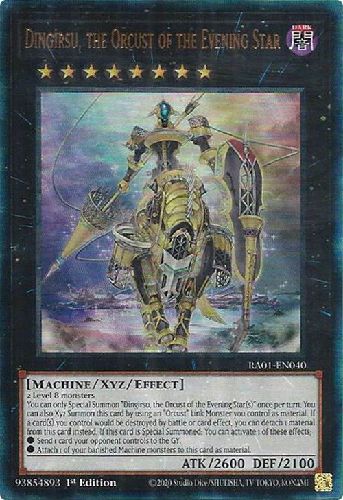 Dingirsu, the Orcust of the Evening Star [RA01-EN040] Prismatic Ultimate Rare | Clutch Gaming