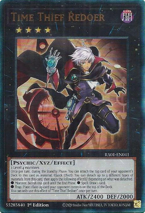 Time Thief Redoer [RA01-EN041] Prismatic Ultimate Rare | Clutch Gaming