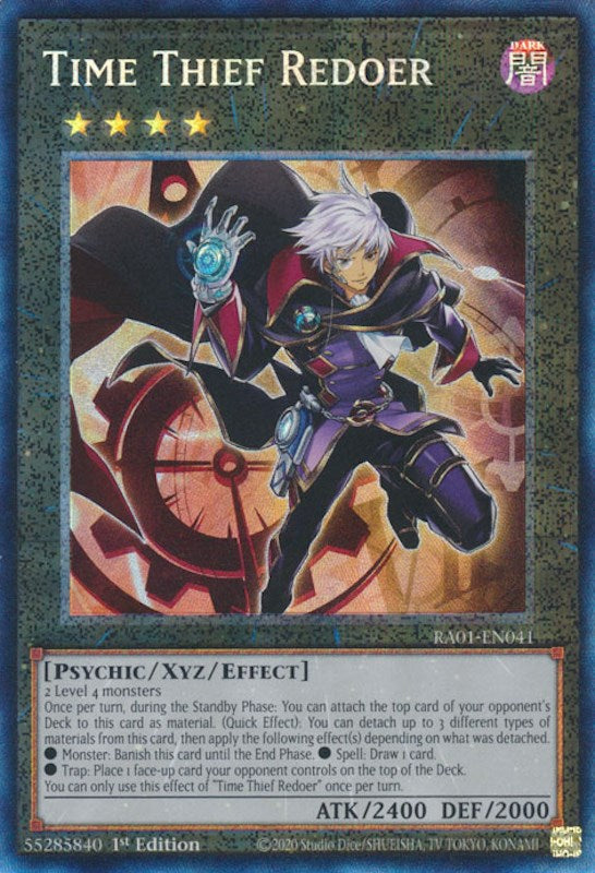 Time Thief Redoer [RA01-EN041] Prismatic Collector's Rare | Clutch Gaming