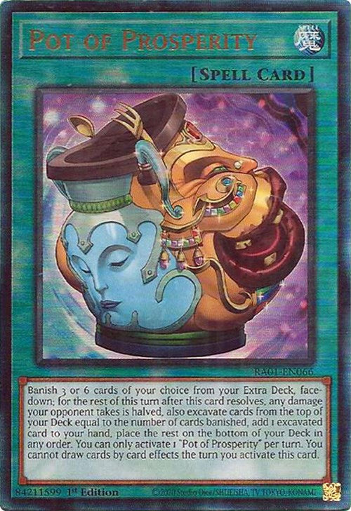 Pot of Prosperity [RA01-EN066] Prismatic Ultimate Rare | Clutch Gaming