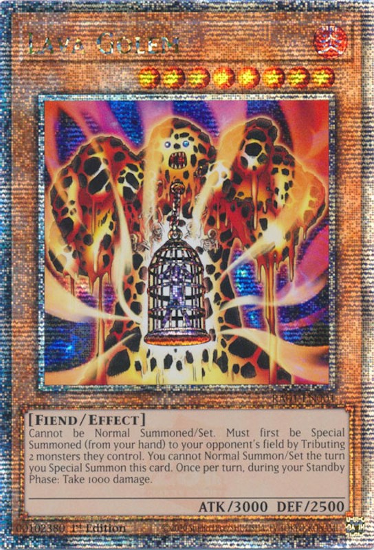 Lava Golem [RA01-EN001] Quarter Century Secret Rare | Clutch Gaming