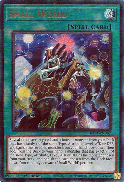 Small World [RA01-EN067] Prismatic Ultimate Rare | Clutch Gaming