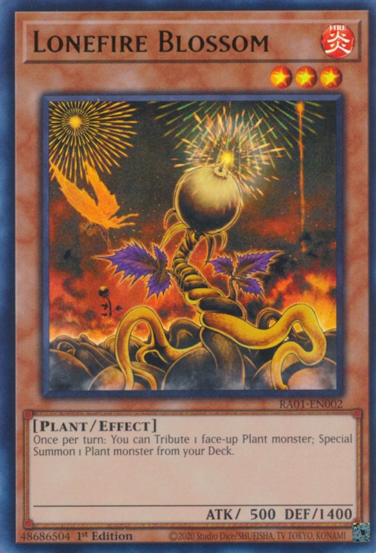 Lonefire Blossom [RA01-EN002] Ultra Rare | Clutch Gaming