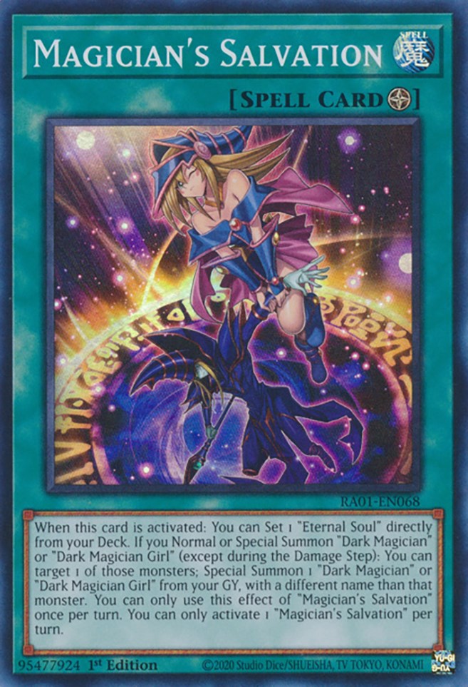 Magician's Salvation [RA01-EN068] Super Rare | Clutch Gaming