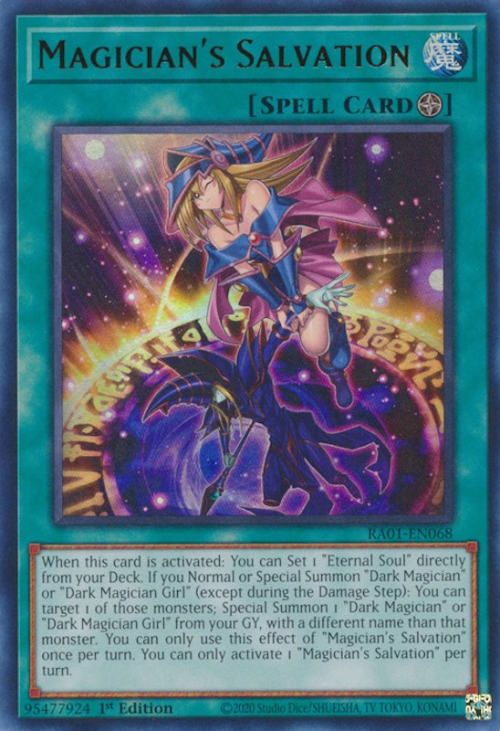 Magician's Salvation [RA01-EN068] Ultra Rare | Clutch Gaming