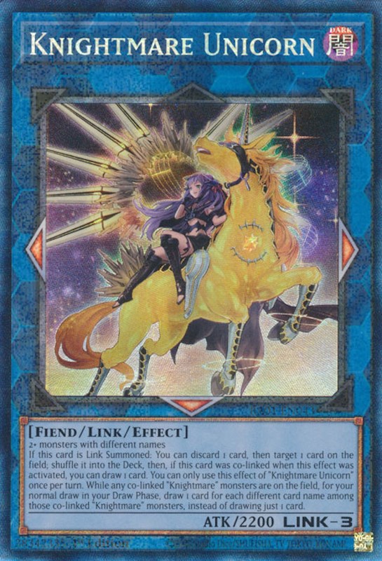 Knightmare Unicorn (Alternate Art) [RA01-EN043] Prismatic Collector's Rare | Clutch Gaming