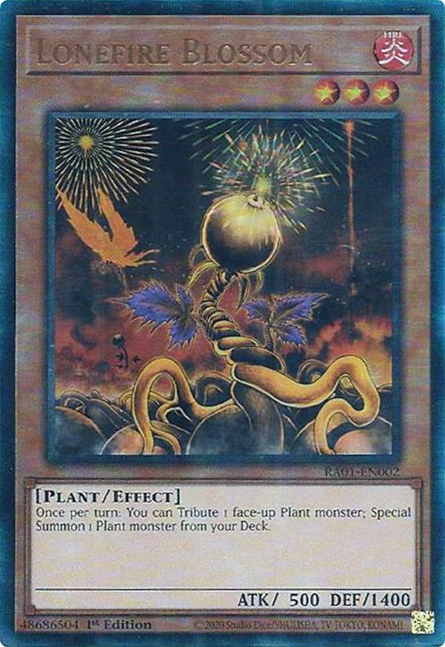 Lonefire Blossom [RA01-EN002] Prismatic Ultimate Rare | Clutch Gaming