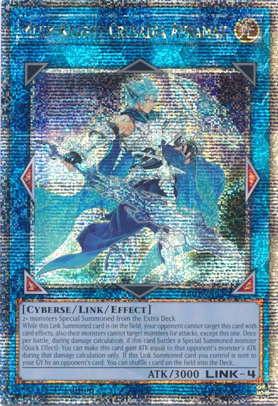 Mekk-Knight Crusadia Avramax [RA01-EN044] Quarter Century Secret Rare | Clutch Gaming