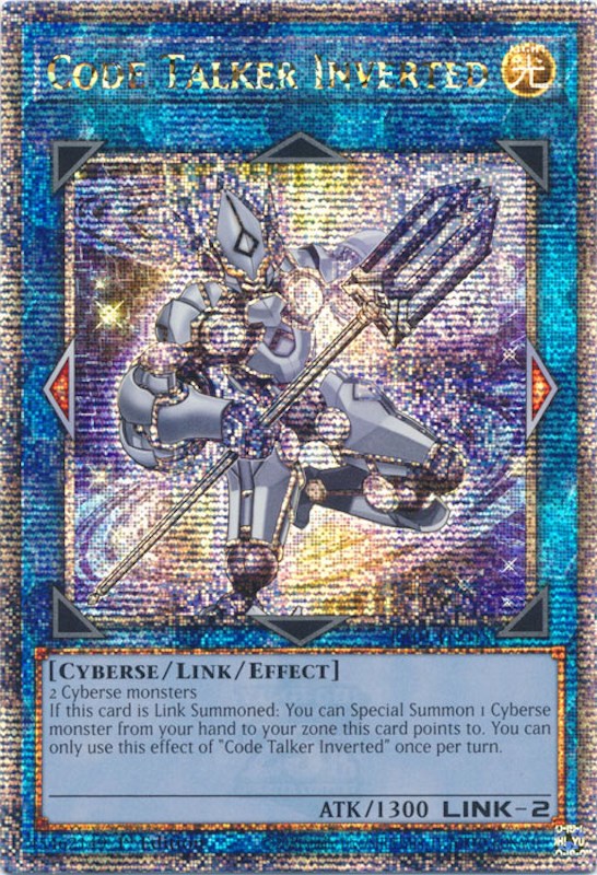 Code Talker Inverted [RA01-EN045] Quarter Century Secret Rare | Clutch Gaming