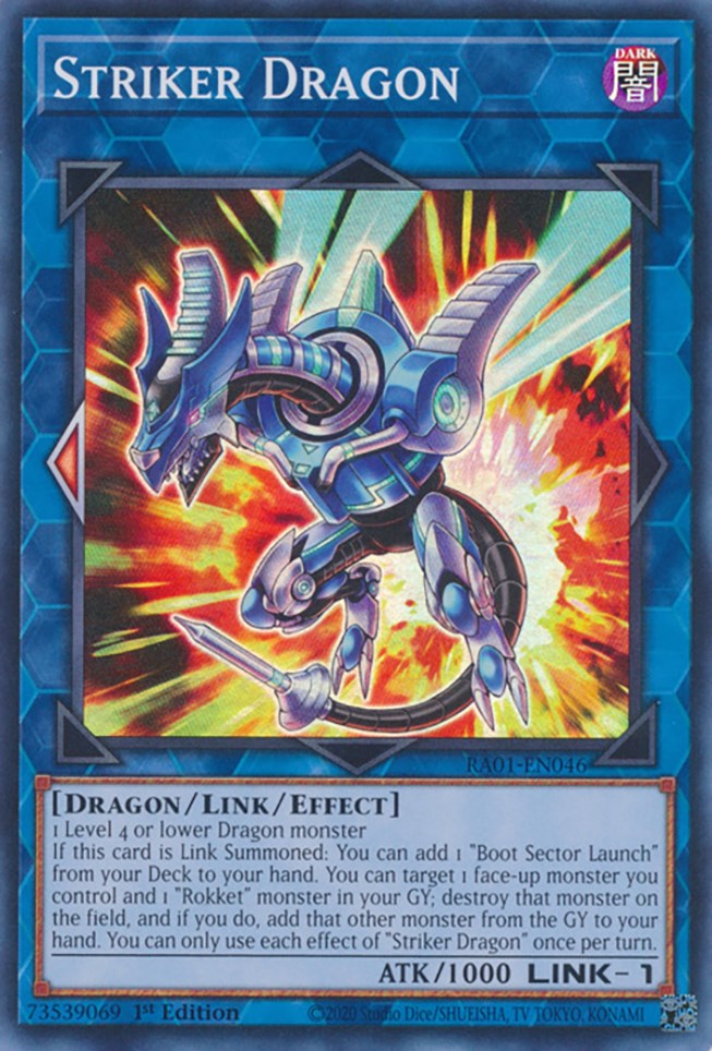 Striker Dragon [RA01-EN046] Super Rare | Clutch Gaming