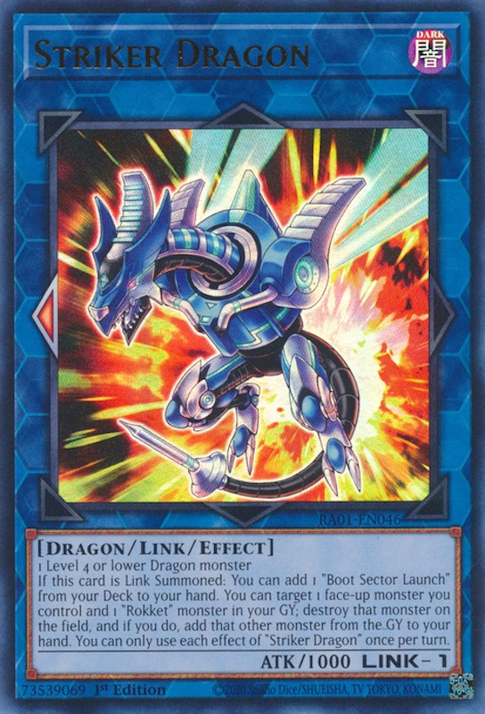 Striker Dragon [RA01-EN046] Ultra Rare | Clutch Gaming