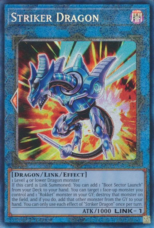 Striker Dragon [RA01-EN046] Prismatic Collector's Rare | Clutch Gaming