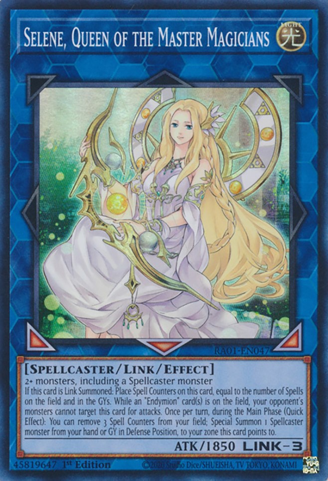 Selene, Queen of the Master Magicians [RA01-EN047] Super Rare | Clutch Gaming