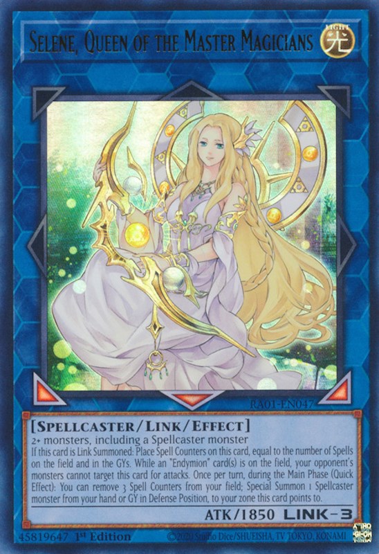 Selene, Queen of the Master Magicians [RA01-EN047] Ultra Rare | Clutch Gaming