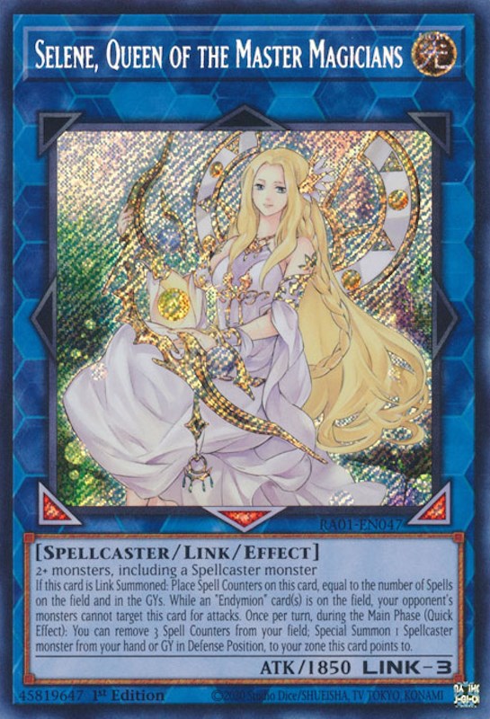 Selene, Queen of the Master Magicians [RA01-EN047] Secret Rare | Clutch Gaming