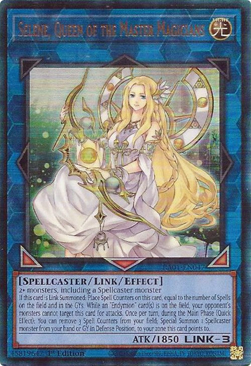 Selene, Queen of the Master Magicians [RA01-EN047] Prismatic Ultimate Rare | Clutch Gaming