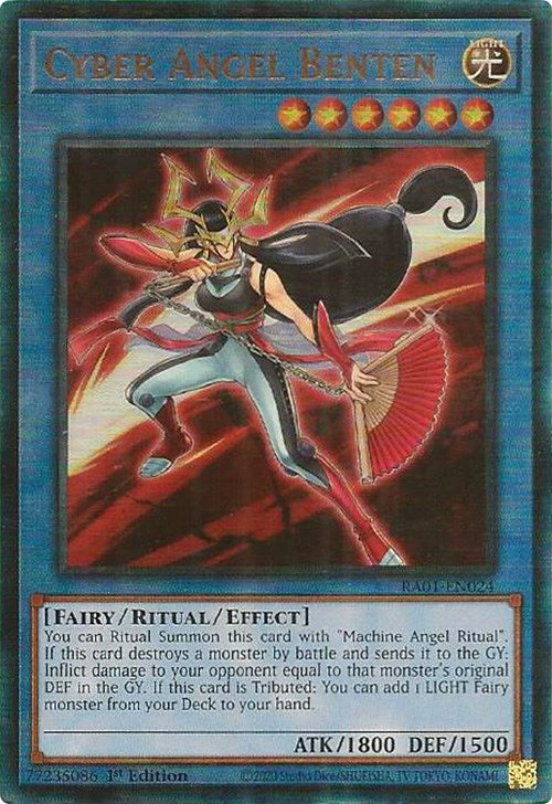 Cyber Angel Benten [RA01-EN024] Prismatic Ultimate Rare | Clutch Gaming