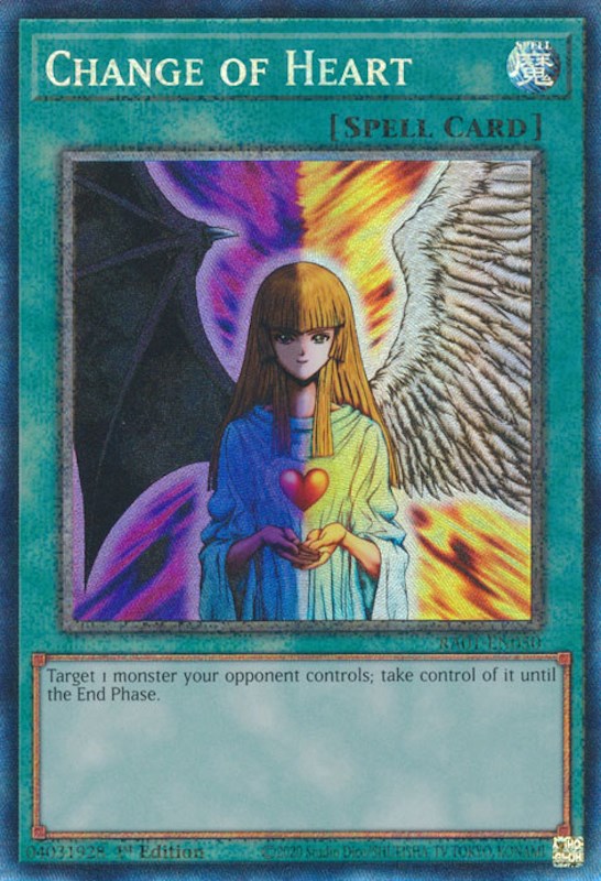 Change of Heart [RA01-EN050] Prismatic Collector's Rare | Clutch Gaming