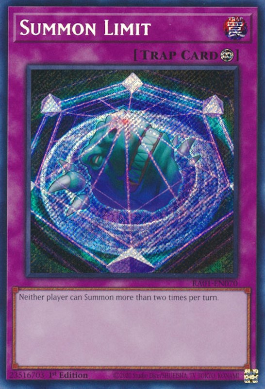 Summon Limit [RA01-EN070] Secret Rare | Clutch Gaming