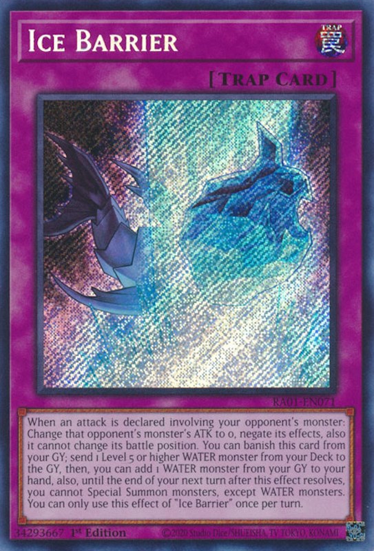 Ice Barrier [RA01-EN071] Secret Rare | Clutch Gaming