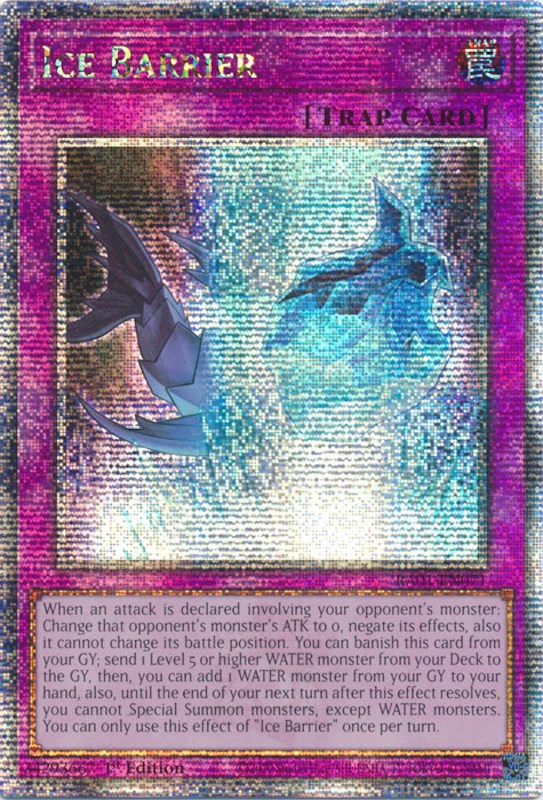 Ice Barrier [RA01-EN071] Quarter Century Secret Rare | Clutch Gaming