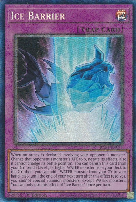 Ice Barrier [RA01-EN071] Prismatic Collector's Rare | Clutch Gaming