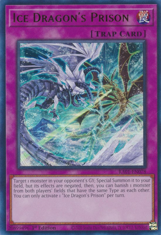 Ice Dragon's Prison [RA01-EN078] Ultra Rare | Clutch Gaming