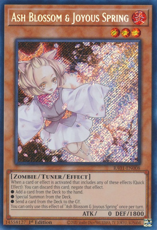 Ash Blossom & Joyous Spring [RA01-EN008] Secret Rare | Clutch Gaming