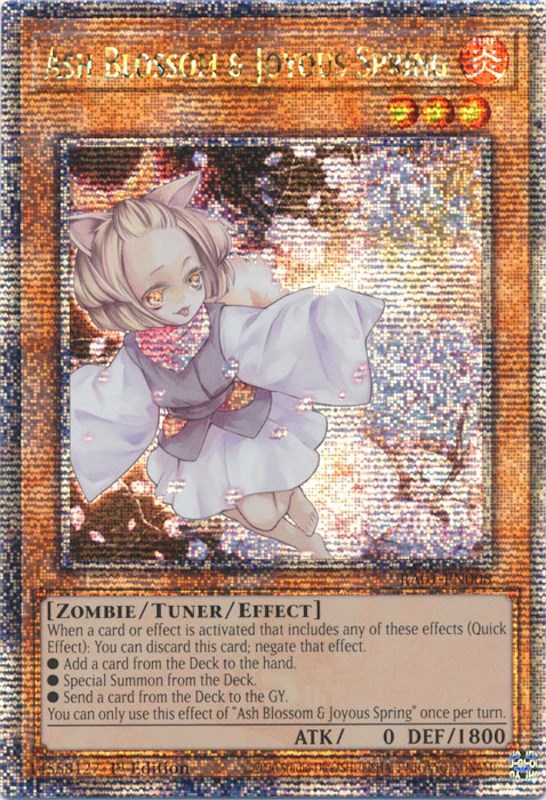 Ash Blossom & Joyous Spring [RA01-EN008] Quarter Century Secret Rare | Clutch Gaming