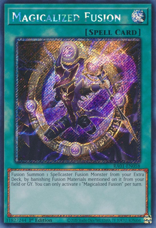 Magicalized Fusion [RA01-EN058] Platinum Secret Rare | Clutch Gaming