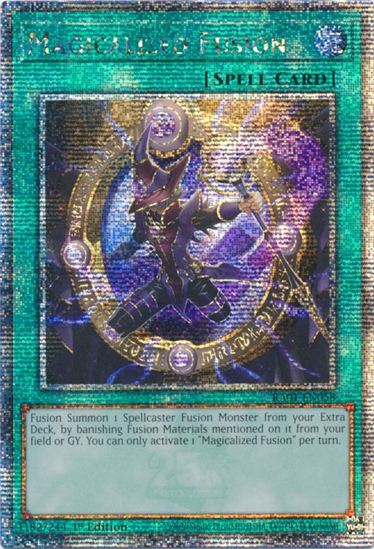 Magicalized Fusion [RA01-EN058] Quarter Century Secret Rare | Clutch Gaming