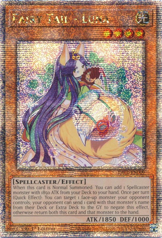 Fairy Tail - Luna [RA01-EN009] Quarter Century Secret Rare | Clutch Gaming