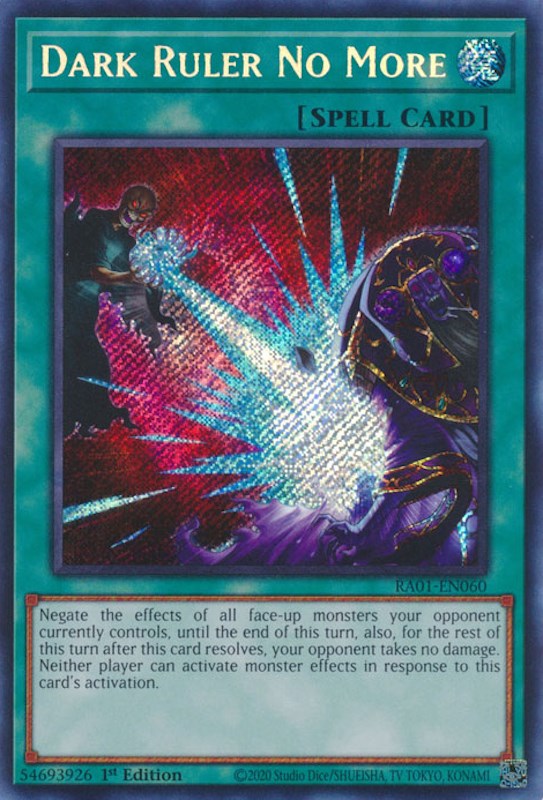 Dark Ruler No More [RA01-EN060] Secret Rare | Clutch Gaming