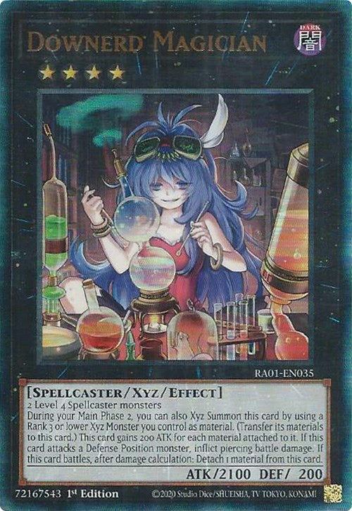 Downerd Magician [RA01-EN035] Prismatic Ultimate Rare | Clutch Gaming