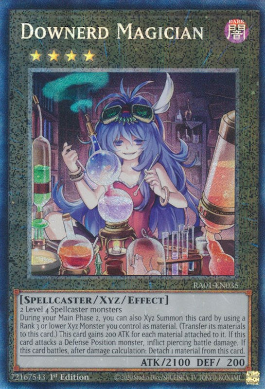 Downerd Magician [RA01-EN035] Prismatic Collector's Rare | Clutch Gaming