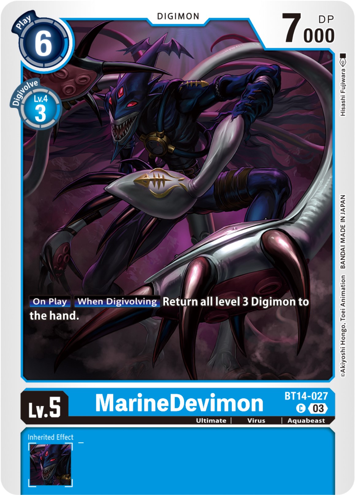 MarineDevimon [BT14-027] [Blast Ace] | Clutch Gaming