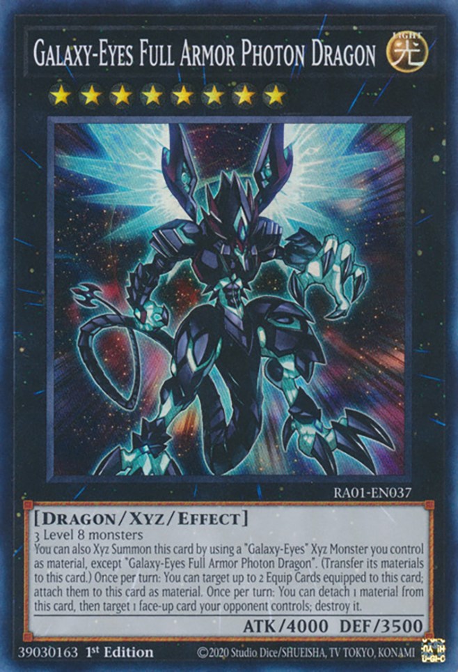 Galaxy-Eyes Full Armor Photon Dragon [RA01-EN037] Super Rare | Clutch Gaming