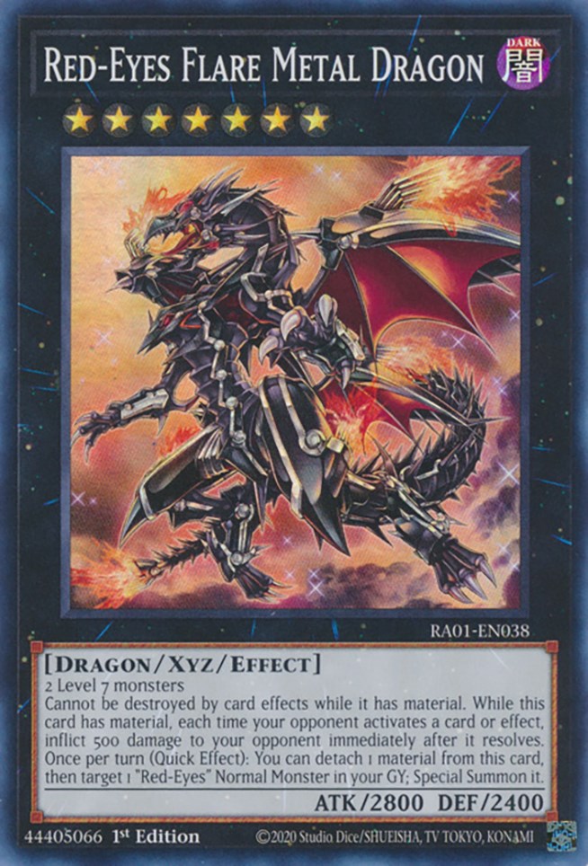 Red-Eyes Flare Metal Dragon [RA01-EN038] Super Rare | Clutch Gaming