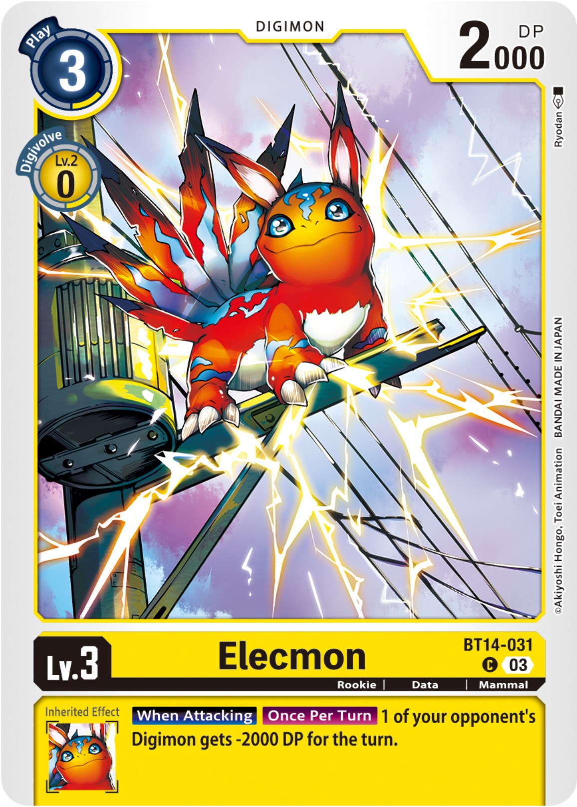 Elecmon [BT14-031] [Blast Ace] | Clutch Gaming