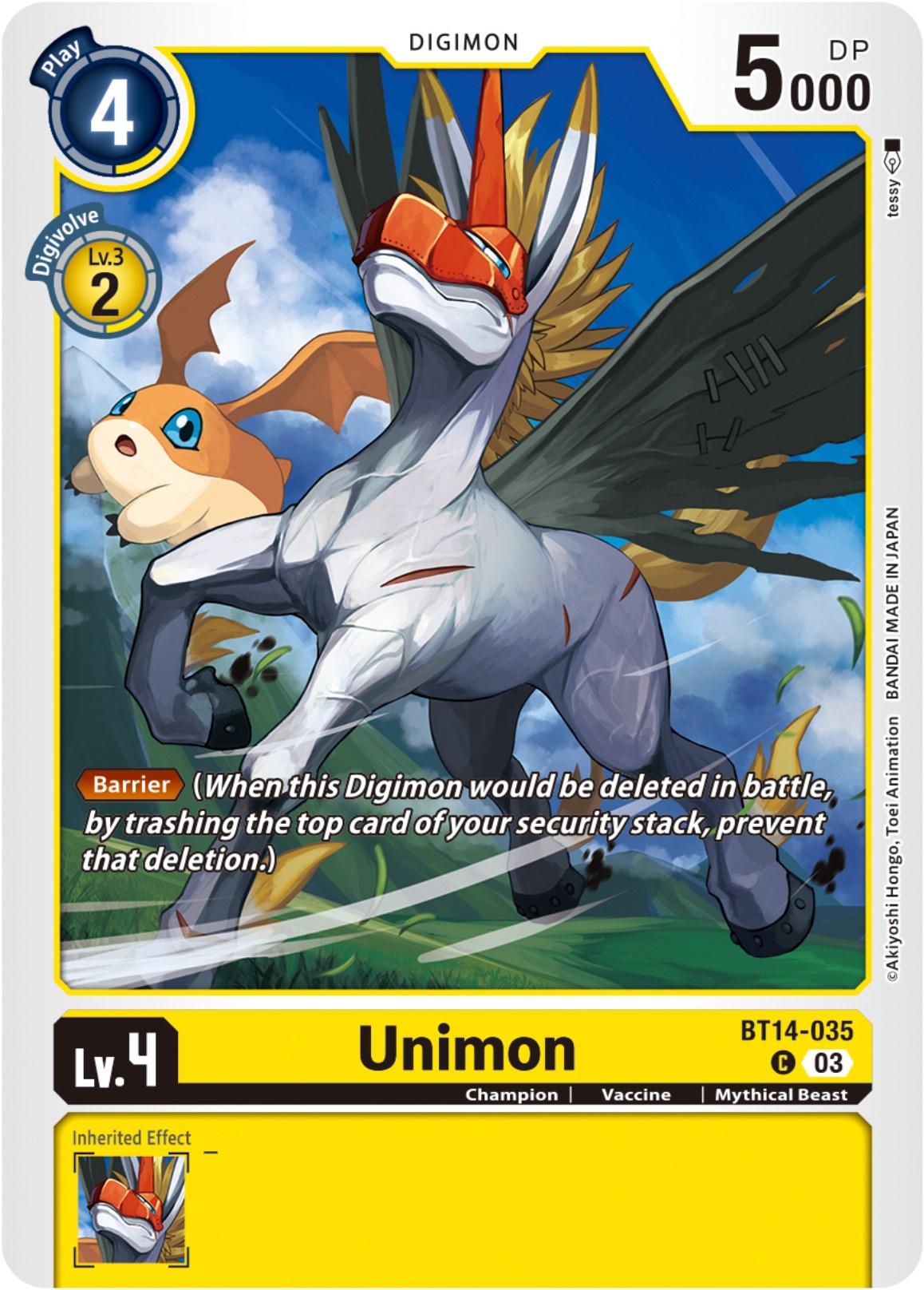 Unimon [BT14-035] [Blast Ace] | Clutch Gaming