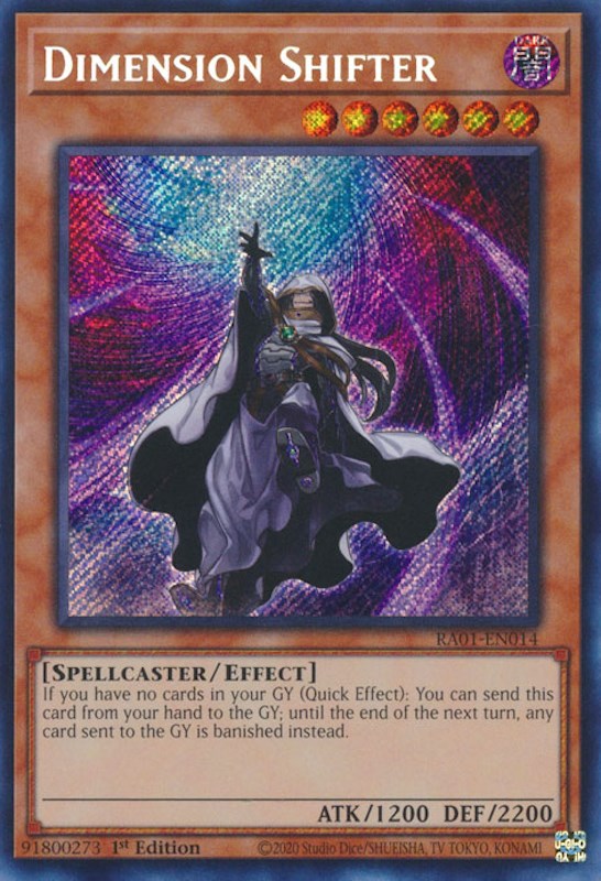 Dimension Shifter [RA01-EN014] Secret Rare | Clutch Gaming